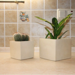 Кашпо кер. Лофт VipSet 0,95л слоновая кость (13см)