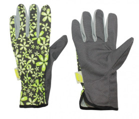 Перчатки LIST'OK х/б с ПВХ L зеленый LIV166-01