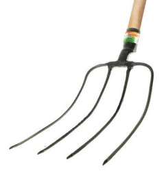 Вилы Урожайная Сотка навозные 4-зубые с краш дер/чер F102