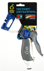 Пистолет-распылитель Green Apple пластм., 4 режима GWHM12-039