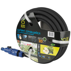 Шланг Green Apple сочащийся для капельного полива, 12мм (1/2') 10м. GWSH8-027