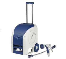 Тележка Green Apple с телескоп.ручкой + шланг 12мм (1/2), 15м с пистолетом. GWHC6-049