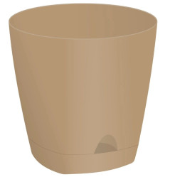 Горшок InGreen AMSTERDAM D250 8л молочный шоколад (ПР) ING6202МШОК