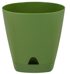 Горшок InGreen AMSTERDAM D110 0,65л оливковый (ПР) ING6198ОЛ