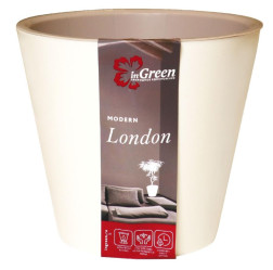 Горшок London 125мм 1л сливочный (ПР) ING1552СЛ