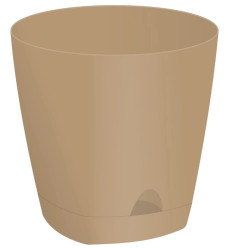 Горшок InGreen AMSTERDAM D140 1,35л молочный шоколад (ПР) ING6199МШОК