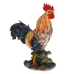 Фигура Петух кричащий L34 W16 H43 см 123237/F144