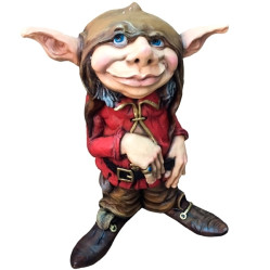 Фигура Лепрекон красный H46 см 626354/F474