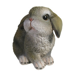 Фигура Зайка Тошка (серый) L16 W11 H15см 713576/F709