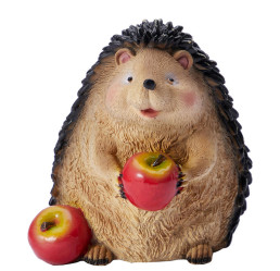 Фигура Ежик с яблочками L14 W14,5 H15 см 713642/F738