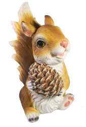 Фигура Белка с шишкой L9,5 W12,5 H19 см 713720/F752