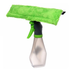 Окномойка БЫСТРО ЧИСТО с насадкой из микрофибры, водосгон 25см и распылитель 150мл