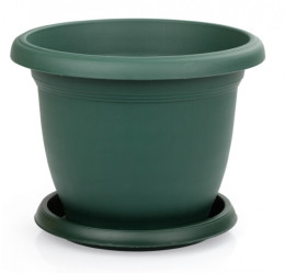 Кашпо Вилла с поддоном 76л. Зеленый (Serinova)