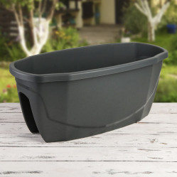 Балконный ящик ВипСет на перила 15,5л антрацит