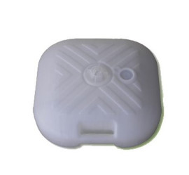 Подставка для зонта (пластик) квадратная (белая) арт.58