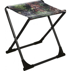 Стул походный складной ПС+ (аналог Рыбака) (каркас черн., ткань разноцв.) арт.ПС+