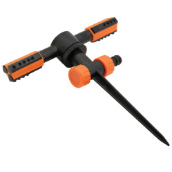 Ороситель AquaPulse 2 рожка на пластик ножке DUO АР 3007