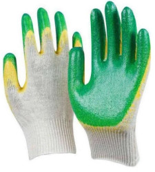 Перчатки ХБ 13 класс двойной облив