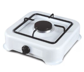 Плитка газовая 1конф Praktishe 6001 белая