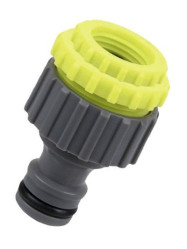 Адаптер Урожайная Сотка 1/2х3/4х1 на трубу внутр.резьба под коннектор (YM5817)