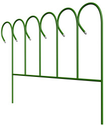 Секция забора метал. Барашек (выс.0,6м.,дл.0,78м.)