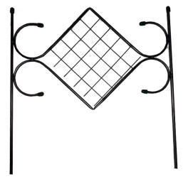 Секция забора метал. Ромбик Малый (выс.0,57м.,дл.0,57м.)