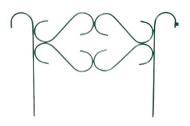 Секция забора метал. Узорный (выс.0,7м.,дл.1,4м.)