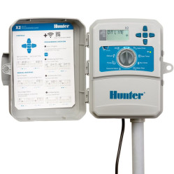 Контроллер Hunter Х2-601-Е на 6 зон наруж/внутр в пластик. корпусе, 220V