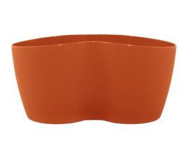 Кашпо кактусник на 2 растен. (терракот) 113052 (Алеана)
