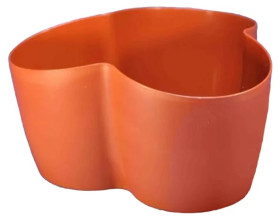 Кашпо кактусник на 3 растен. (терракот) 113053 (Алеана)