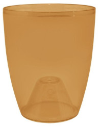Кашпо Орхидея 15х17 янтарный 113094 (Алеана)