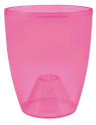 Кашпо Орхидея 18х21 малин.-прозрачный 115054 (Алеана)