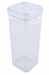Емкость для сыпучих продуктов 2,25л прозр.-прозр 168026 (Алеана)
