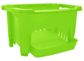 Корзина для хранения овощей зеленая 122077 (Алеана)