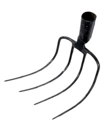 Вилы Урожайная Сотка подборочные 4-зубые б./чер СFR009