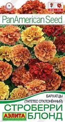 Бархатцы Строберри блонд 5шт. (Аэлита)