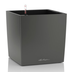 Кашпо Lechuza Cube 40 Антрацитовый металлик с автополивом 16363