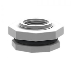 Фитинг к емкости белый (50мм)