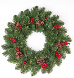 Венок Боярский украшенный 0,5м. Max Christmas ВБУ05