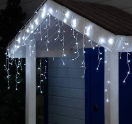 Эл.гирл. Бахрома 3м.*0,6м 3W LED-160-220V белый 1080174 (СЛ)