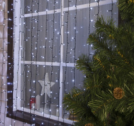 Эл.гирл. Занавес (2м.х6м.) LED-14400-220V Белый1080279 (СЛ)