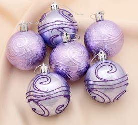 Набор шаров Вьюга 6шт. сирен. 2131370