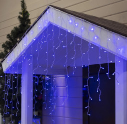 Эл.гирл. Бахрома 3м.*0,9м 3W LED-232-220V синий 2361648 (СЛ)