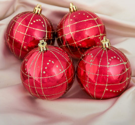 Набор шаров Золотая сеточка 4шт.3259904