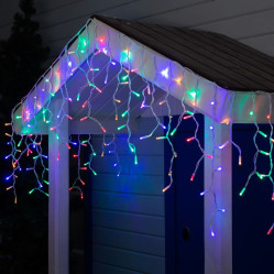 Эл.гирл. Бахрома 4м.*0,6м LED-180-220V белый 3584221 (СЛ)