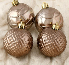 Набор шаров Марокко ассорти 8шт. коричн. 4196381