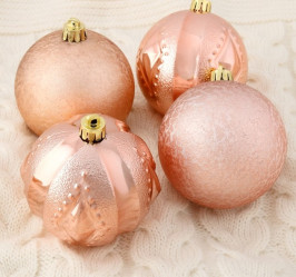 Набор шаров Империя 4шт. розовый 4196389