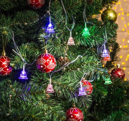 Эл.гирл. Нить с насад. Колокольчики (5м.) LED-20-220V Мульти 541537 (СЛ)