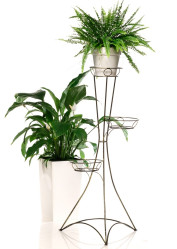 Кованая Подставка Классика на 3 цветка 10-003