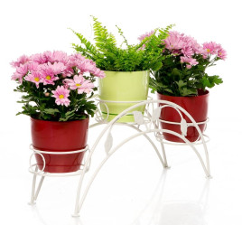 Кованая Подставка на 3 цветка 14-903